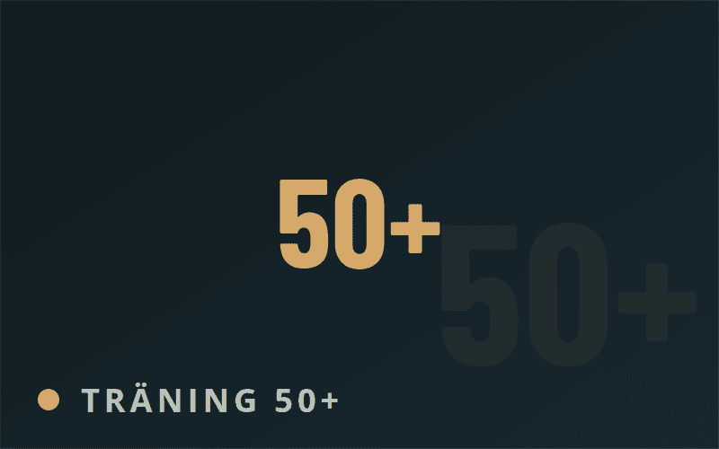 Träning för dig över 50 med egen coach online